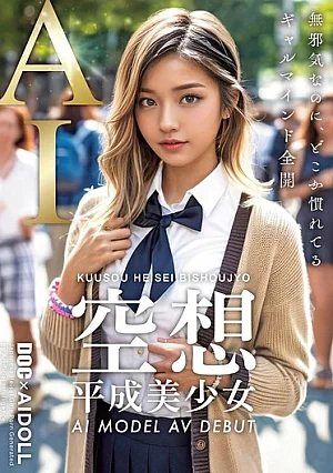 DAL-010 Fantasi Gadis Cantik AI MODEL AV DEBUT Kurosaki Hana (2026)